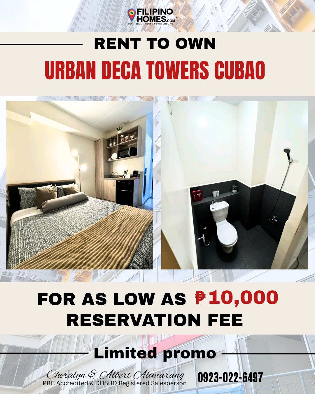 Urban Deca Towers Cubao Unit in Bicol — real estate listing image 1