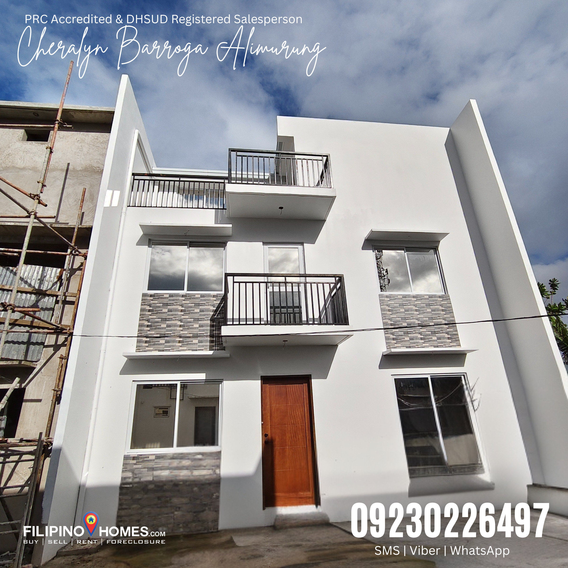 BROKERAGE: Newly Build 3-Storey Townhouse For Sale in Bicol — real estate listing image 1
